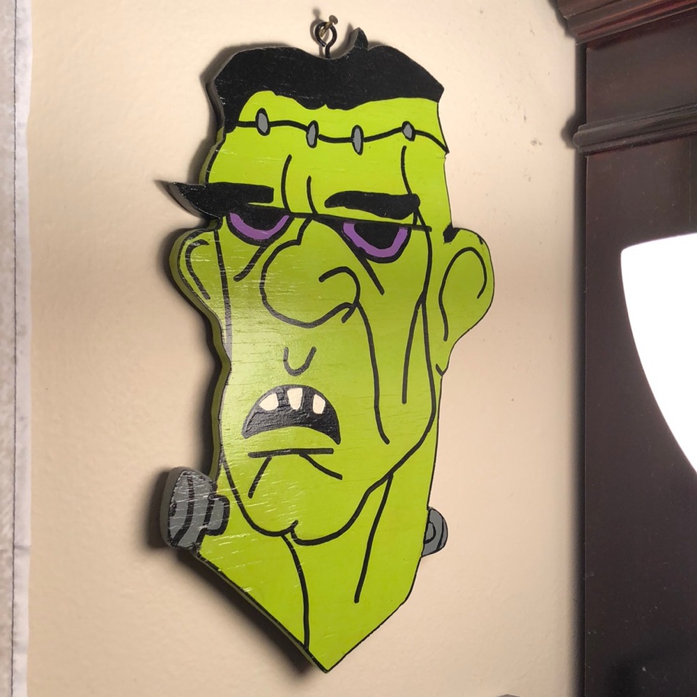 Frankenstein art decor 13 1/2 x 9